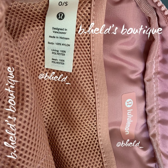 lululemon Everywhere Belt Bag *Extended Strap Pink Pastel OS Brand New NWT - Picture 13 of 14